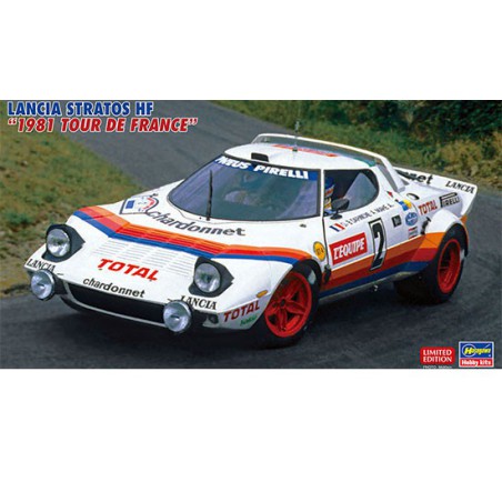 Lancia Stratos 1981 TDF 1/24 plastic car cover | Scientific-MHD