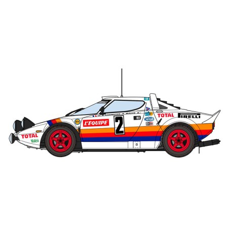 Maquette de voiture en plastique Lancia Stratos 1981 TDF 1/24