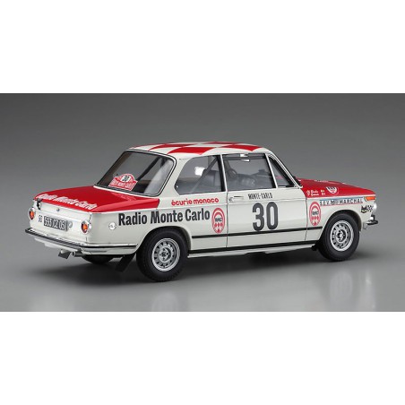 Maquette de voiture en plastique BMW 2002tii Monte Carlo 1/24