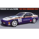 Maquette de voiture en plastique Porsche 944 Turbo racing 1/24