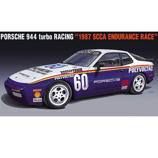 Maquette de voiture en plastique Porsche 944 Turbo racing 1/24 Maquette de voiture en plastique Porsche 944 Turbo racing 1/24