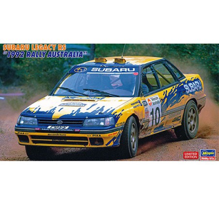 Maquette de voiture en plastique Subaru Legacy RS 1992 1/24