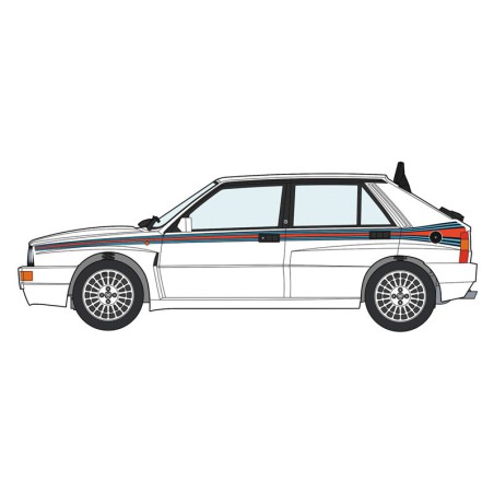 Maquette de voiture en plastique Lancia Delta HF evo 1/24