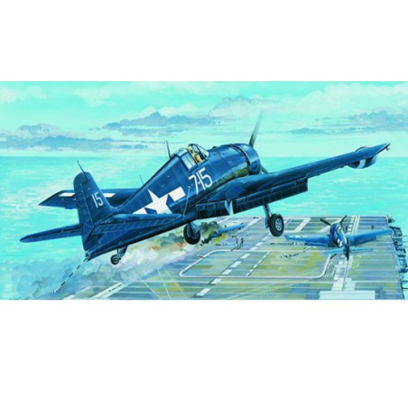 Maquette d'avion en plastique F6F-5N "HELLCAT"