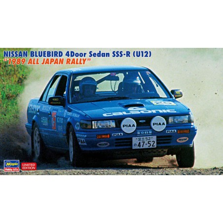 Nissan BlueBird Calsonic Rally 1989 1/24 plastic car cover | Scientific-MHD