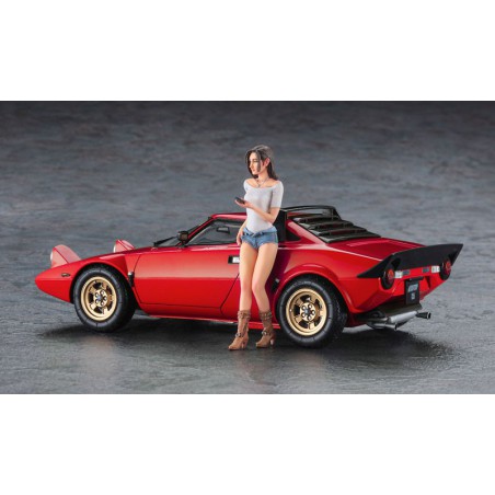 Lancia Stratos HF Stradale Plastikteppich + 1/24 Figur | Scientific-MHD