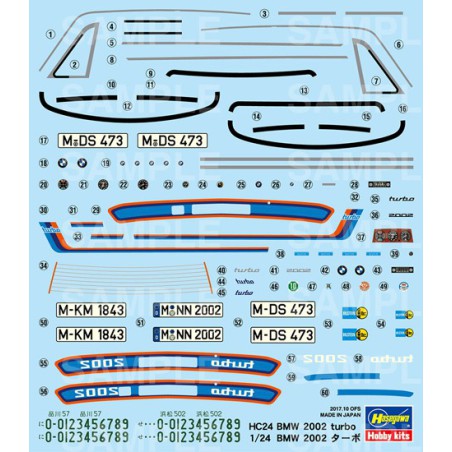 BMW 2002 Turbo 1/24 plastic car cover | Scientific-MHD