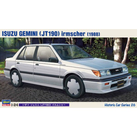 Maquette de voiture en plastique ISUZU GEMINI (JT190) irmscher HC26