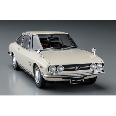 Maquette de voiture en plastique Isuzu 117 coupé 1968 1/24