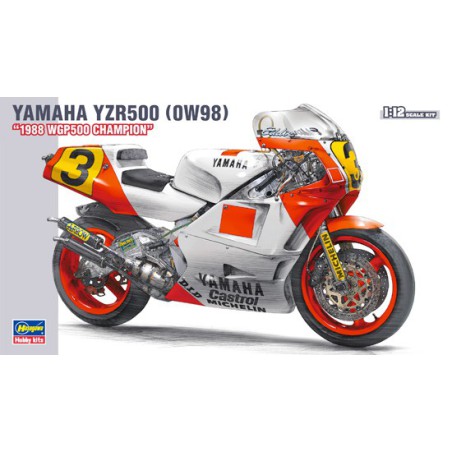 Yamaha yzr500 1988 1/12 plastic motorcycle model | Scientific-MHD
