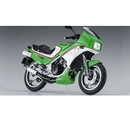 Maquette de moto en plastique Kawasaki KR250 (KR250A) 1/12