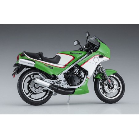 Maquette de moto en plastique Kawasaki KR250 (KR250A) 1/12