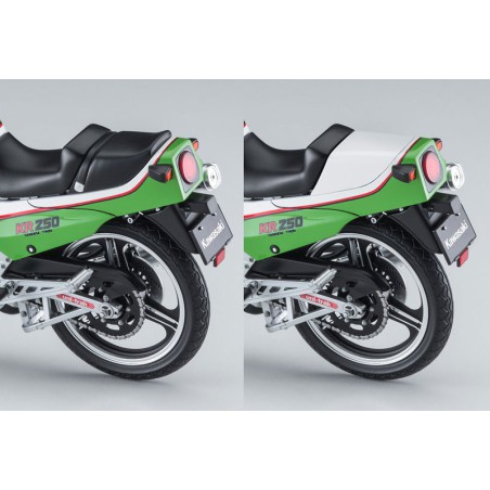 Maquette de moto en plastique Kawasaki KR250 (KR250A) 1/12