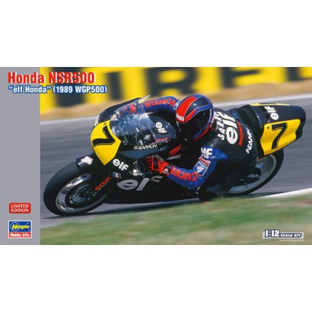 Maquette de moto en plastique ELF HONDA NSR500 1/12