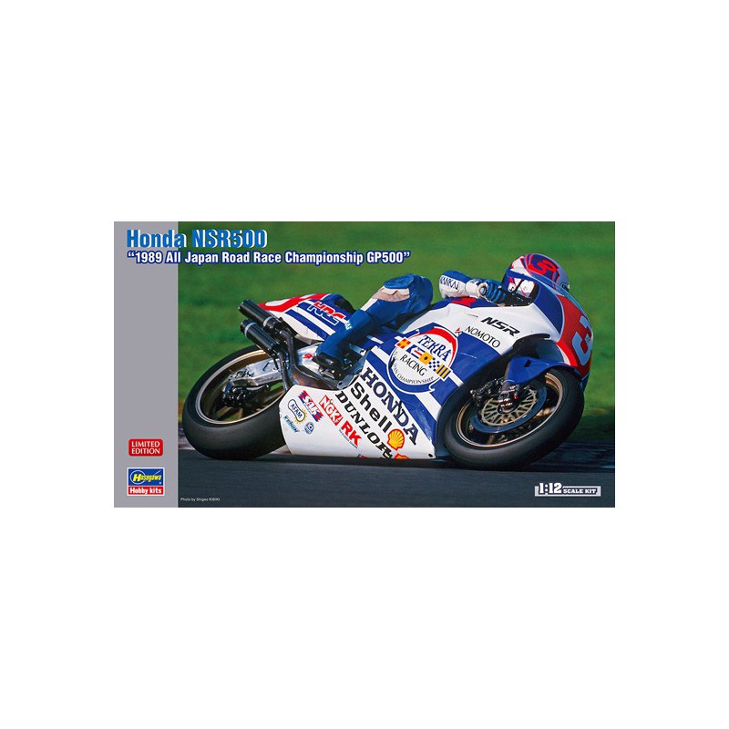 Maquette de moto en plastique NSR500 1989 Japan GP 1/12