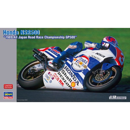 Maquette de moto en plastique NSR500 1989 Japan GP 1/12