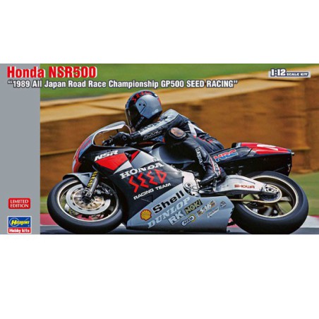 Maquette de moto en plastique Honda NSR500 1989 SEED RACING 1/12