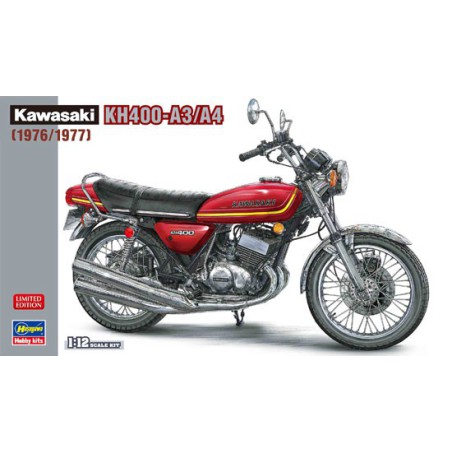 Maquette de voiture en plastique Kawasaki KH400-A3 / A4 1/12