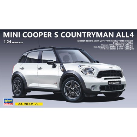 Maquette de voiture en plastique BMW MINICOOPER COUNTRYMAN 1/24