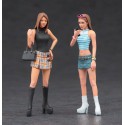 Plastic car model 90's Platform Boots Girls Figure 1/24 | Scientific-MHD