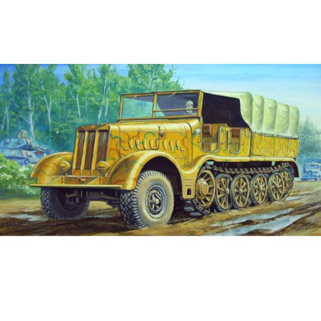 Famo sd.kfz.9/18 Ton Halftrack plastic plastic model | Scientific-MHD