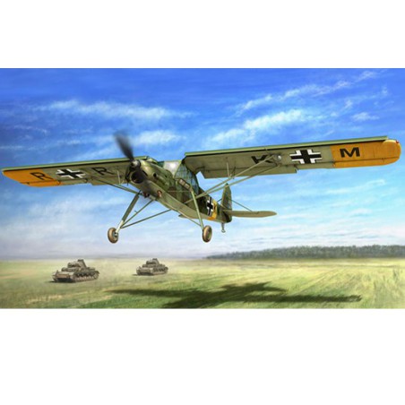 Maquette d'avion en plastique FI-156 Storch 1/35