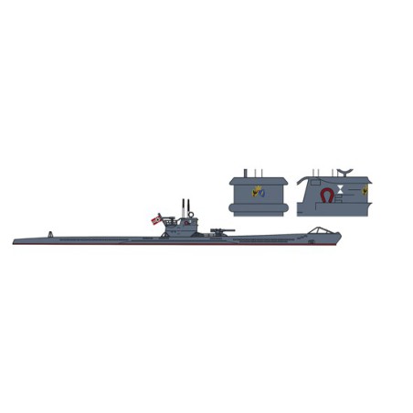 U-Boat Plastikbootmodell Typ VIIC/IXC 1/700 | Scientific-MHD