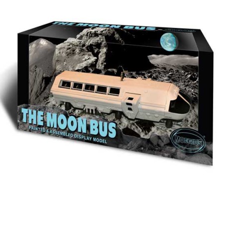 Modèle de science-fiction en plastique Moon Bus Monté 1/50