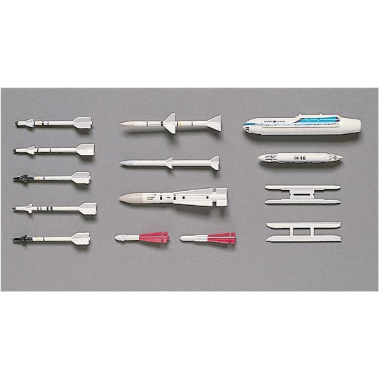 Maquette d'avion en plastique X72-3 MISSILES AIR AIR US 1/72