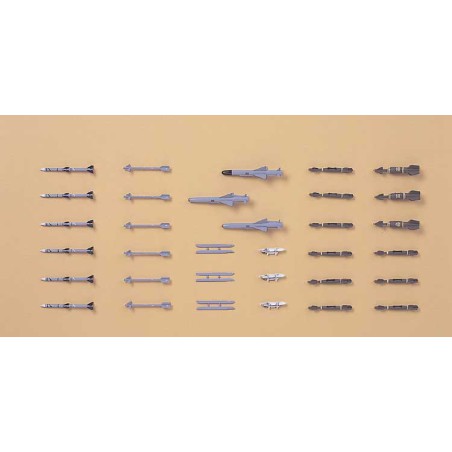 Plastic plane model x72-10 missiles & launcher1/72 | Scientific-MHD