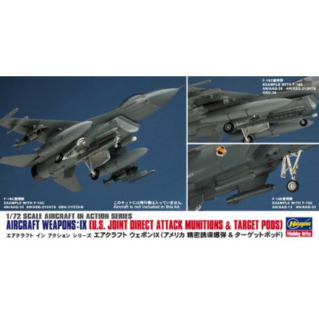 Maquette d'avion en plastique 1/72AIRCRAFT WEAPONS: IX