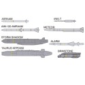 Maquette d'avion en plastique Europe Aircraft Weapons Set 1/72