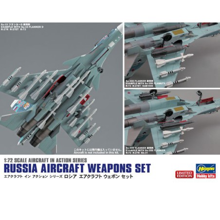 Russische Flugzeugwaffen 1/72 Plastikflugzeugmodell gesetzt | Scientific-MHD