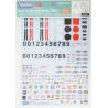 Modèle de science-fiction en plastique Decals pour MechatroVeGo
