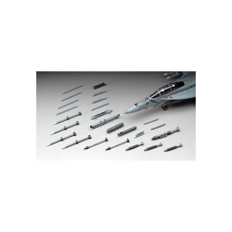 Maquette d'avion en plastique X48-17 U.S. AIRCRAFT WEAPONS E