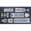 Plastic boat model Combo Hikawamaru 1/350 | Scientific-MHD