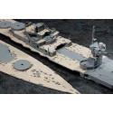 Maquette de Bateau en plastique PONT EN BOIS MUTSU 1/350