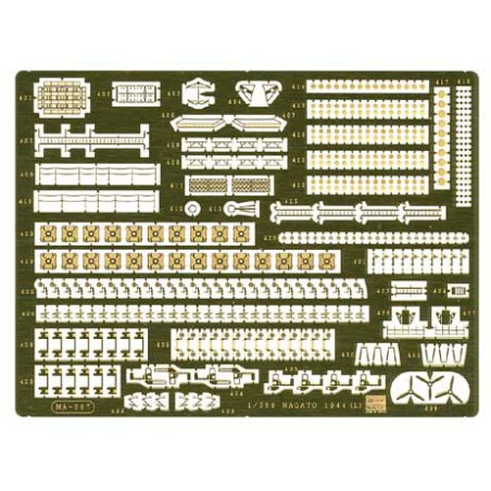 Maquette de Bateau en plastique IJN NAGATO LEYTE GULF 1/350