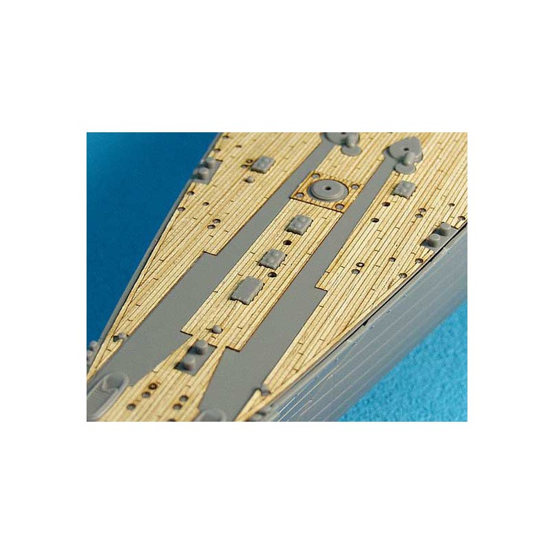 Maquette de Bateau en plastique PONT EN BOIS POUR NAGATO 1/350