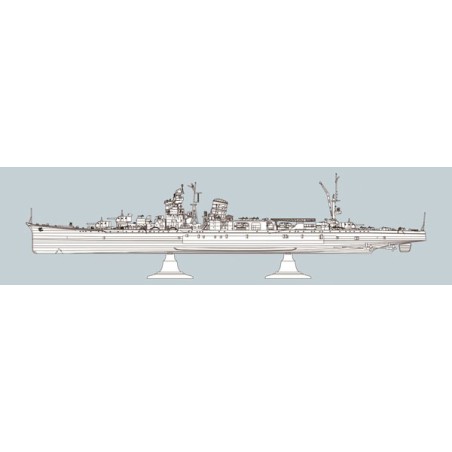 IJN Cruiser Onthiro 1/350 Plastikbootmodell | Scientific-MHD