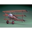 Maquette d'avion en bois FOKKER DR.1 BOIS1/8