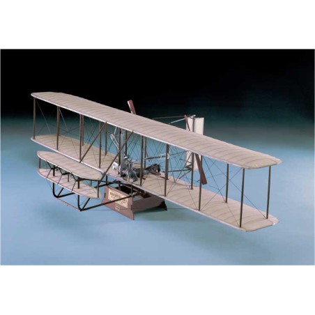 Maquette d'avion en bois WRIGHT FLYER I MUSEUM1/16