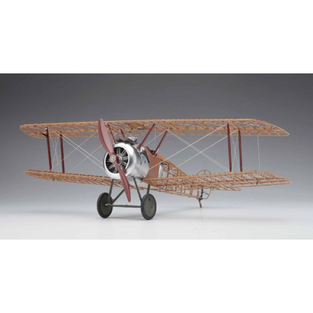 Maquette Bois et Métal : Avion Biplan Sopwith Camel 1:16