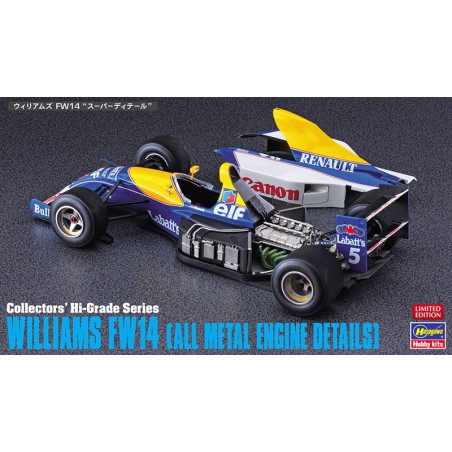 Maquette de voiture en plastique Williams FW14 1/24 Metal Parts