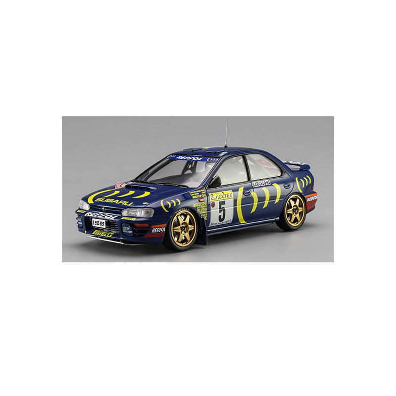 Maquette de voiture en plastique Subaru Impreza Monte-Carlo 1995 Super Detail 1/24