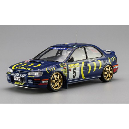 Maquette de voiture en plastique Subaru Impreza Monte-Carlo 1995 Super Detail 1/24