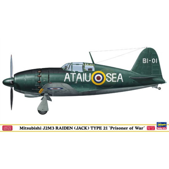 Plastic plane model J2M3 Prisoner of War 1/48 Plastic plane model J2M3 Prisoner of War 1/48 | Scientific-MHD