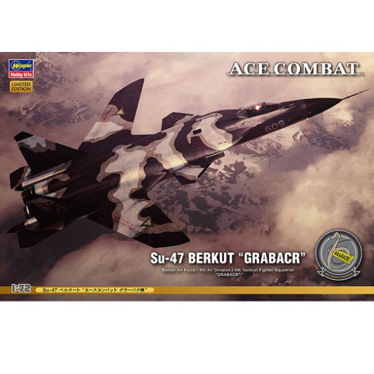 Maquette d'avion en plastique Su-47 Berkut Ace Combat Grabacr 1/72 Maquette d'avion en plastique Su-47 Berkut Ace Combat Grabacr 1/72