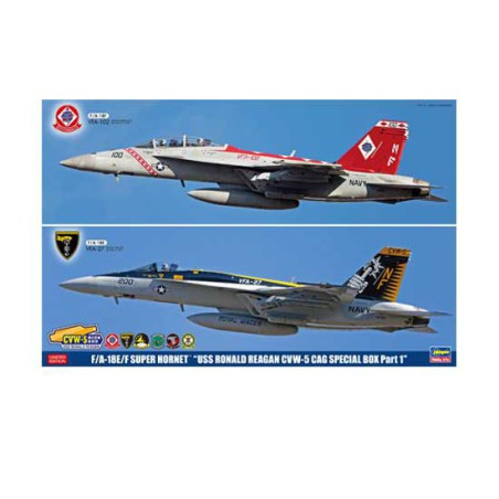 Plastic plane model F/A-18E USS R. Reagan 1/72 | Scientific-MHD