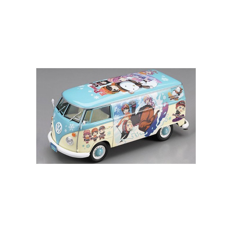 VOLKSWAGEN COMBI 1966 fourgon tolé MICHELIN jaune/bleu 1/19 no 1/18